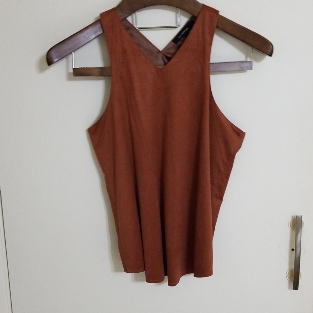 Suede top